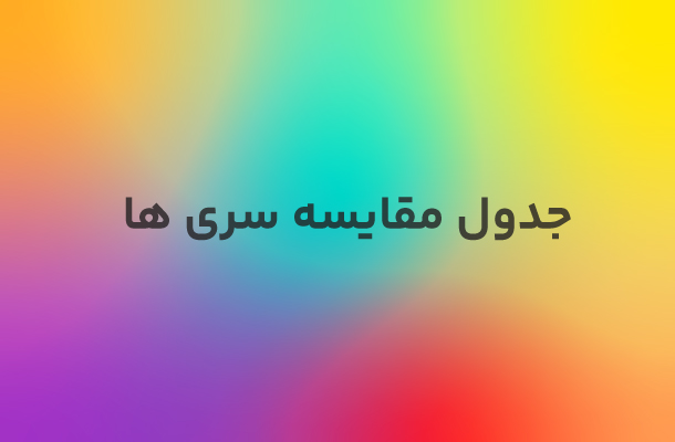 Image for جدول مقایسه‌ای